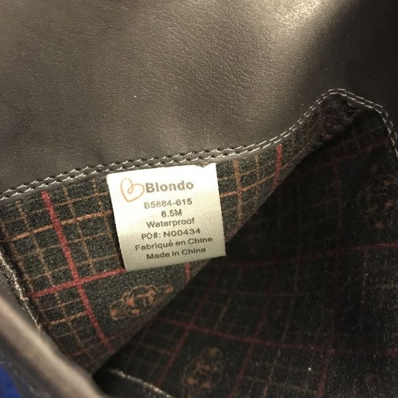 $300 Blondo Olivia knee high waterproof grey boot - Picture 5 of 7